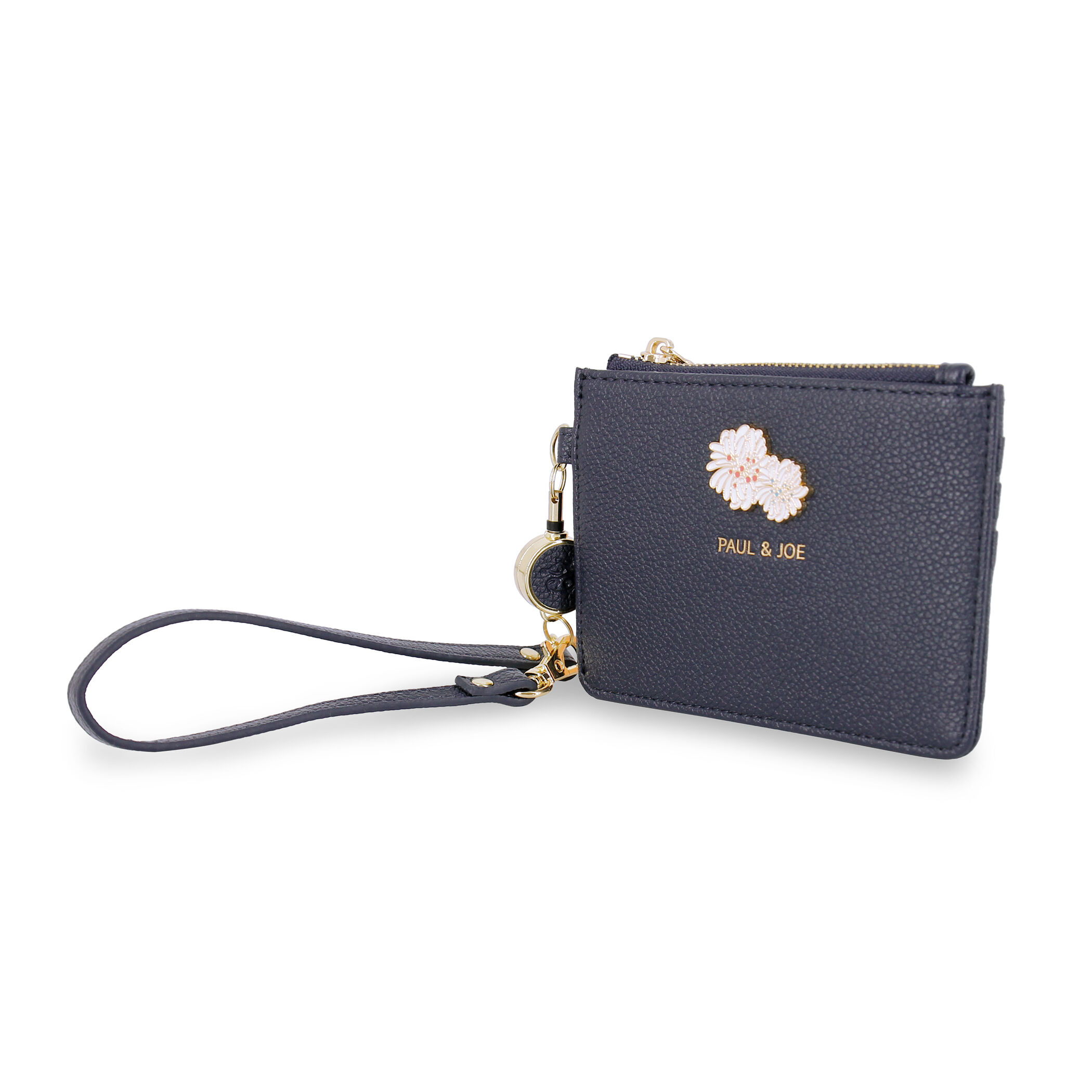 PAUL&JOE「カードコインケース／クリザンテーム　メタル　／ＰＡＵＬ　＆　ＪＯＥ」|定期入れ|