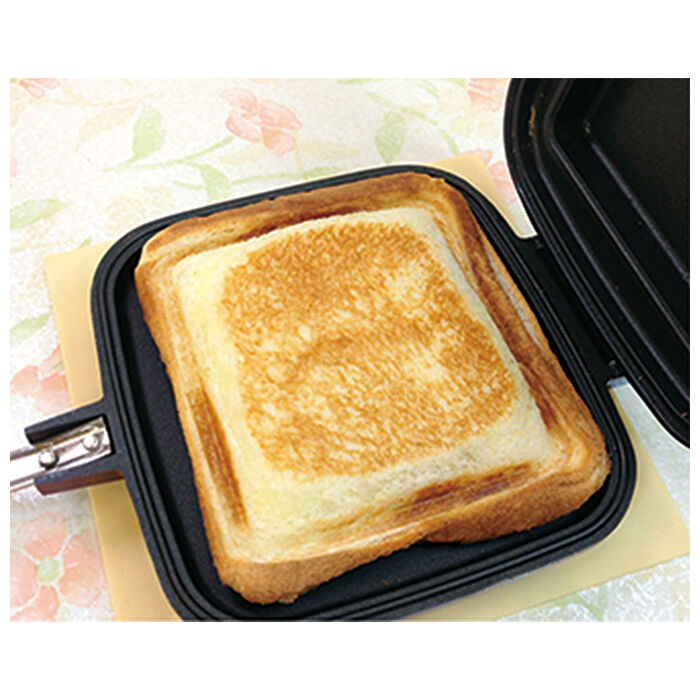 BACKYARD FAMILY「ホットサンドメーカー 直火 ih 通販 耳まで ホットサンド フライパン 着脱式 洗いやすい」|食器・キッチングッズ|
