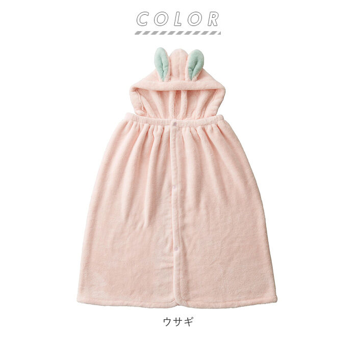 BACKYARD FAMILY「バスタオル フード付き 通販 ラップタオル バスローブ 女の子 キッズ 巻きタオル 大人 ポンチョ」|タオル|