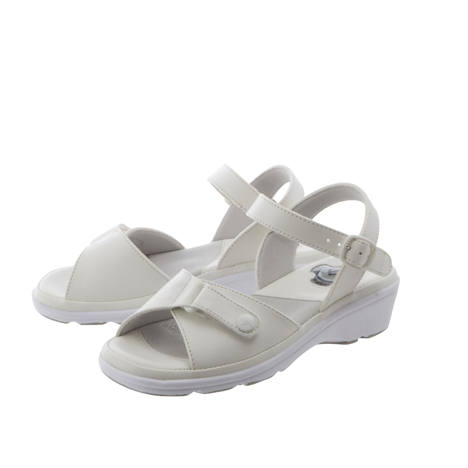 BACKYARD FAMILY「ピュアウォーカー ナースシューズ pure walker 通販 ナースサンダル ナース シューズ」|サンダル|ホワイト2
