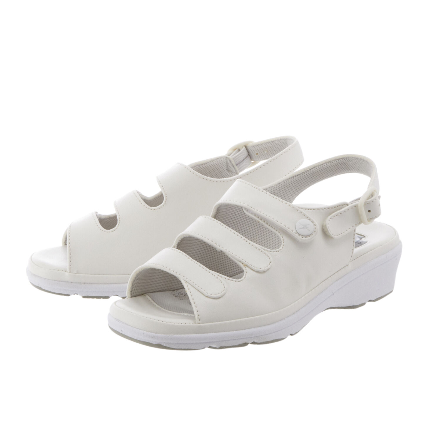 BACKYARD FAMILY「ピュアウォーカー ナースシューズ pure walker 通販 ナースサンダル ナース シューズ」|サンダル|ホワイト3