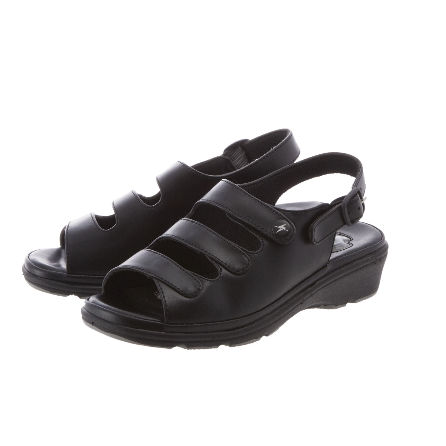 BACKYARD FAMILY「ピュアウォーカー ナースシューズ pure walker 通販 ナースサンダル ナース シューズ」|サンダル|ブラック2