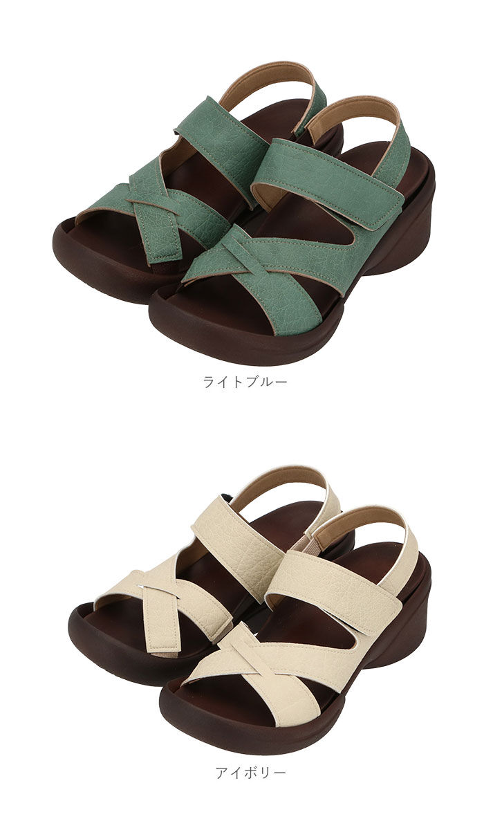 BACKYARD FAMILY「サンダル レディース 履きやすい 通販 歩きやすい おしゃれ ブラック 黒 幅広 甲高 ブランド」|サンダル|