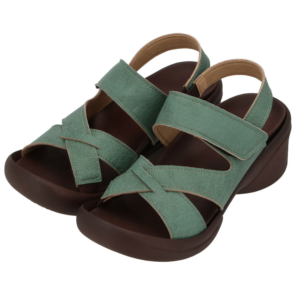 BACKYARD FAMILY「サンダル レディース 履きやすい 通販 歩きやすい おしゃれ ブラック 黒 幅広 甲高 ブランド」|サンダル|ブルー5