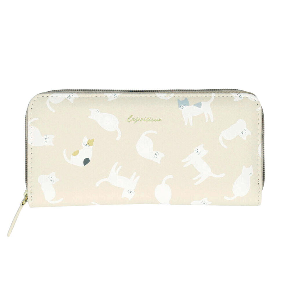 BACKYARD FAMILY「長財布 レディース ラウンドファスナー 通販 財布 長サイフ なが財布 ながさいふ」|財布|ベージュ1