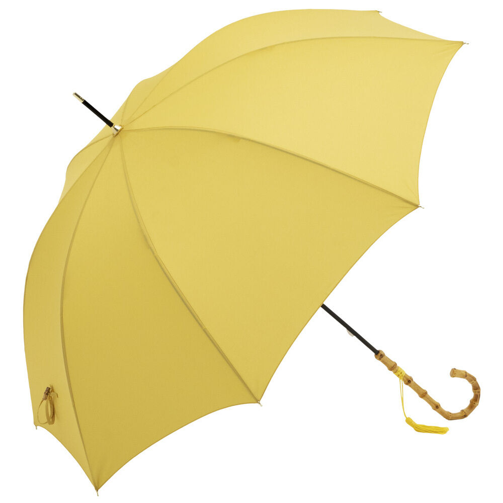 BACKYARD FAMILY「ビコーズ 傘 because 通販 雨傘 長傘 晴雨兼用 UVカット 日傘 58cm 58センチ」|傘|イエロー2