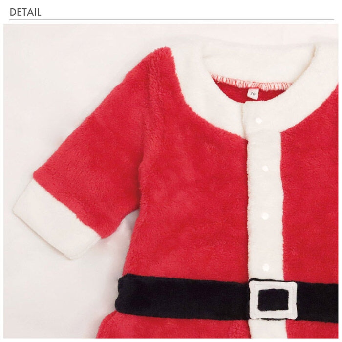 BACKYARD FAMILY「赤ちゃん クリスマス 服 通販 サンタ 衣装 サンタクロース カバーオール ベビー服 男の子」|その他ベビーウェア|