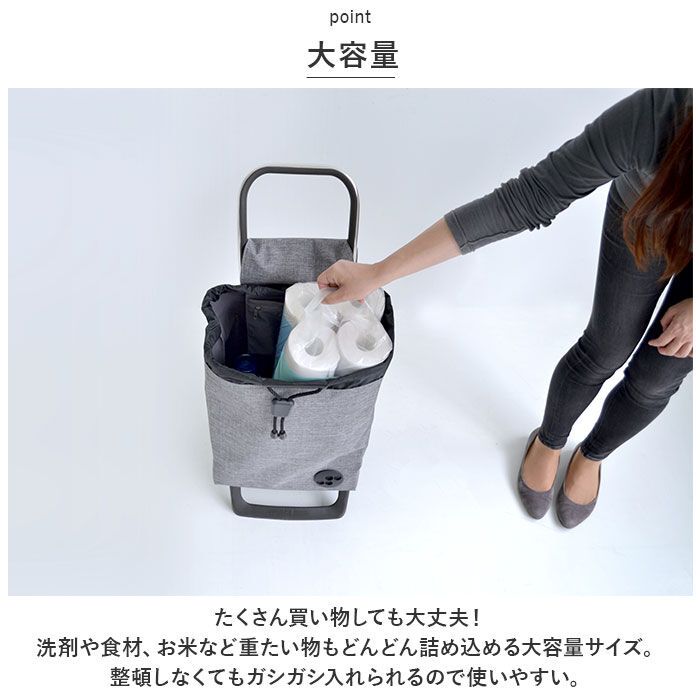 BACKYARD FAMILY「ロルサー ROLSER ショッピングカート 通販 おしゃれ 2輪 36L BABY JOY」|キャリーケース|