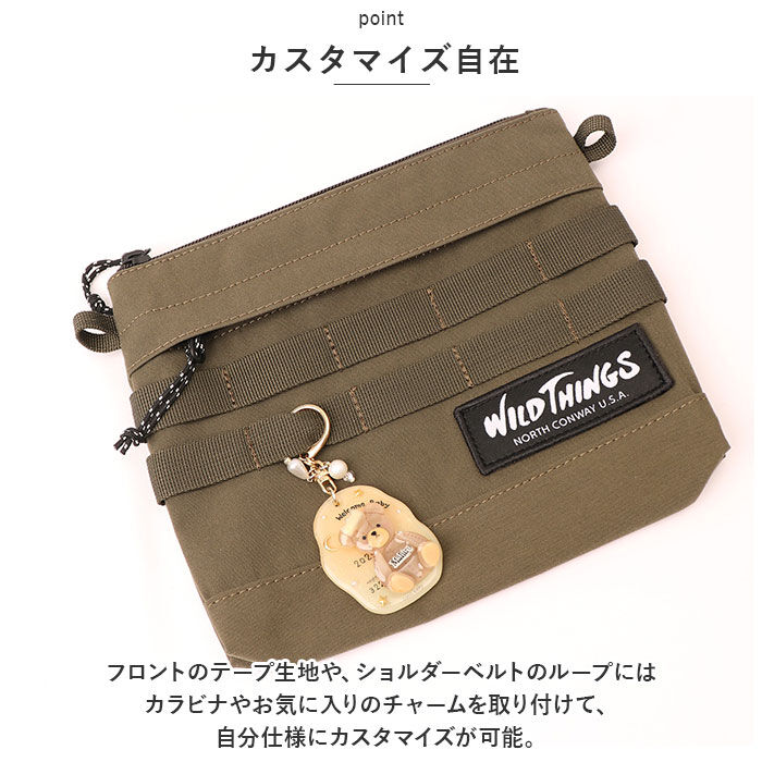 BACKYARD FAMILY「WILD THINGS サコッシュ WT-380-3006 ワイルドシングス 通販」|ショルダー・メッセンジャー|