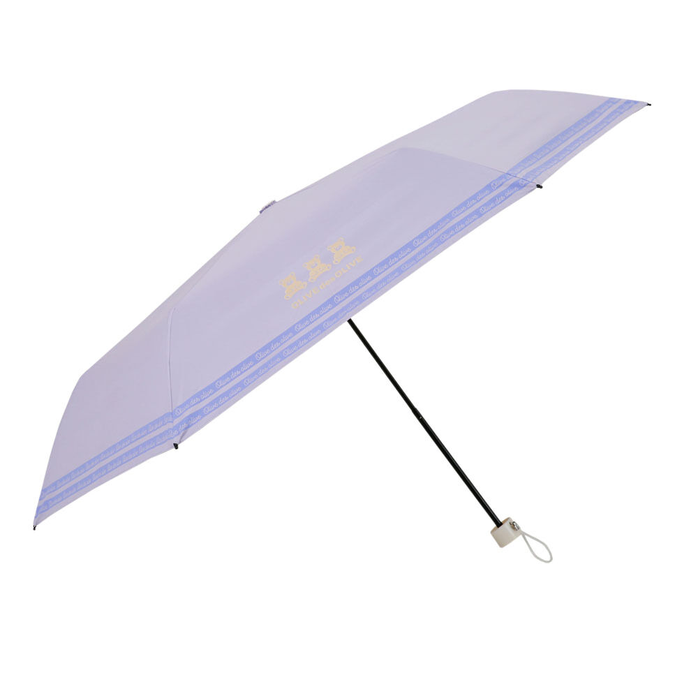 BACKYARD FAMILY「OLIVE des OLIVE 傘 オリーブデオリーブ 通販 折りたたみ傘 55cm 晴雨兼用傘」|傘|パープル2