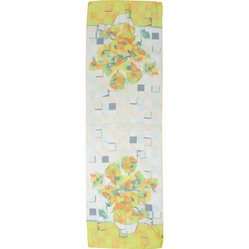 BACKYARD FAMILY「ストール レディース 通販 名画ストール スカーフ 名画スカーフ おしゃれ 冷房対策 ショール」|マフラー|イエロー1