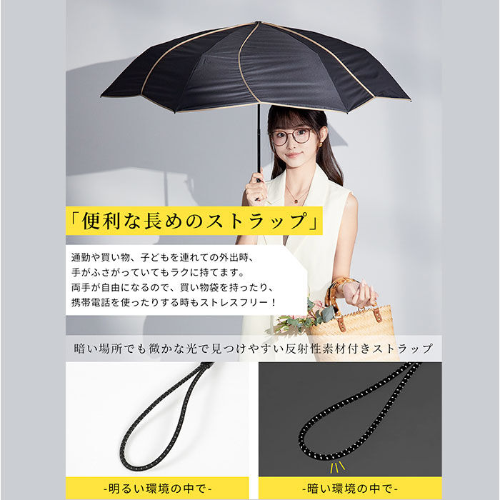 BACKYARD FAMILY「KIZAWA 日傘 折りたたみ 通販 キザワ MEX55HB063PI 折りたたみ傘」|傘|