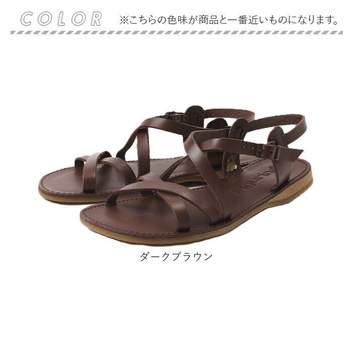 BACKYARD FAMILY「サンダル 日本製 フラットサンダル 通販 レディース 本革 figurino フィグリーノ」|サンダル|