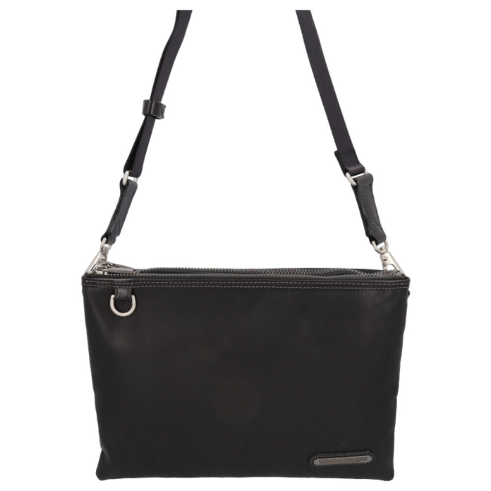 BACKYARD FAMILY「Innfith インフィス サコッシュ レザー 通販 レザーサコッシュ ショルダーバッグ」|ショルダー・メッセンジャー|ブラック1