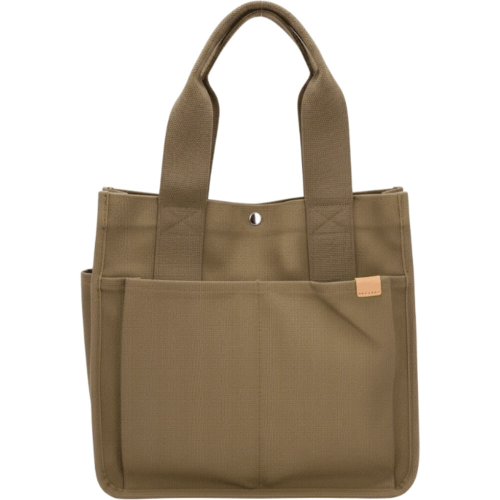 BACKYARD FAMILY「仕切り付き トートバッグ a4 通販 キャンバス トート レディース キャンバスバッグ 肩掛け」|トートバッグ|グリーン1