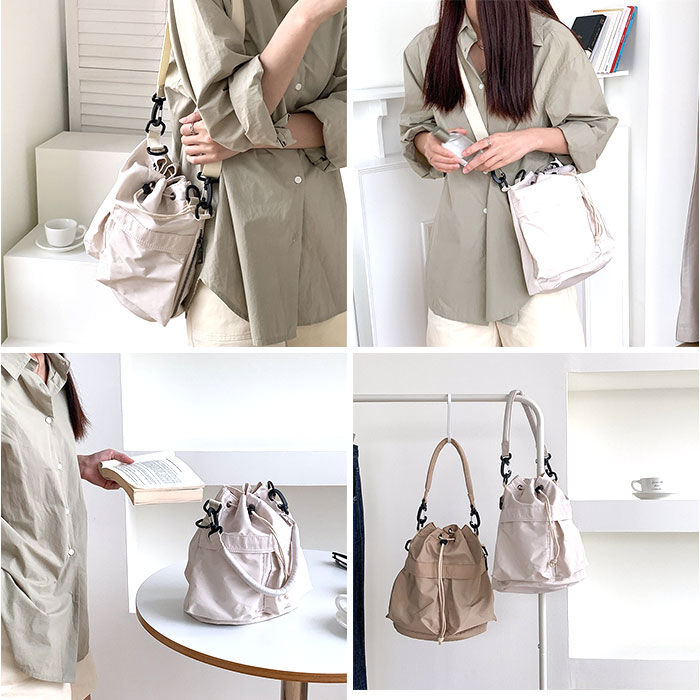 BACKYARD FAMILY「巾着バッグ ショルダー 通販 ショルダーバッグ ショルダーバック レディース 巾着ショルダーバッグ」|ショルダー・メッセンジャー|