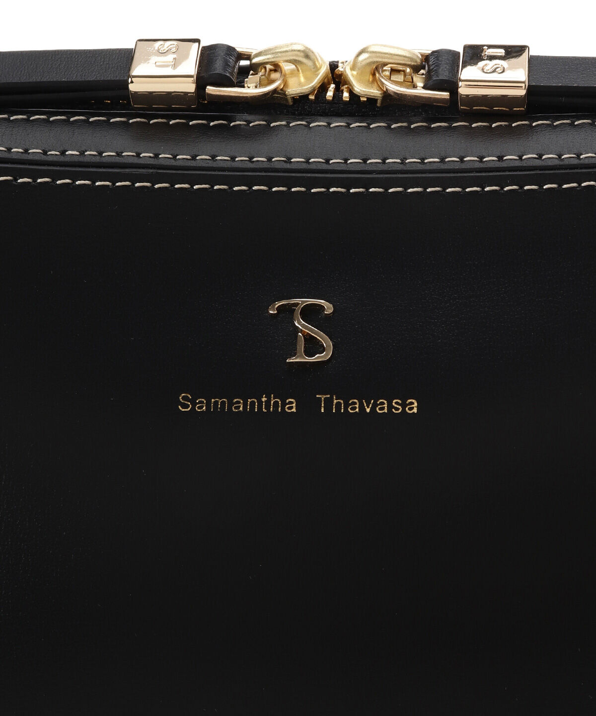 Samantha Thavasa「パネルスプリットレザーワンハンドルバッグ」|ハンドバッグ|