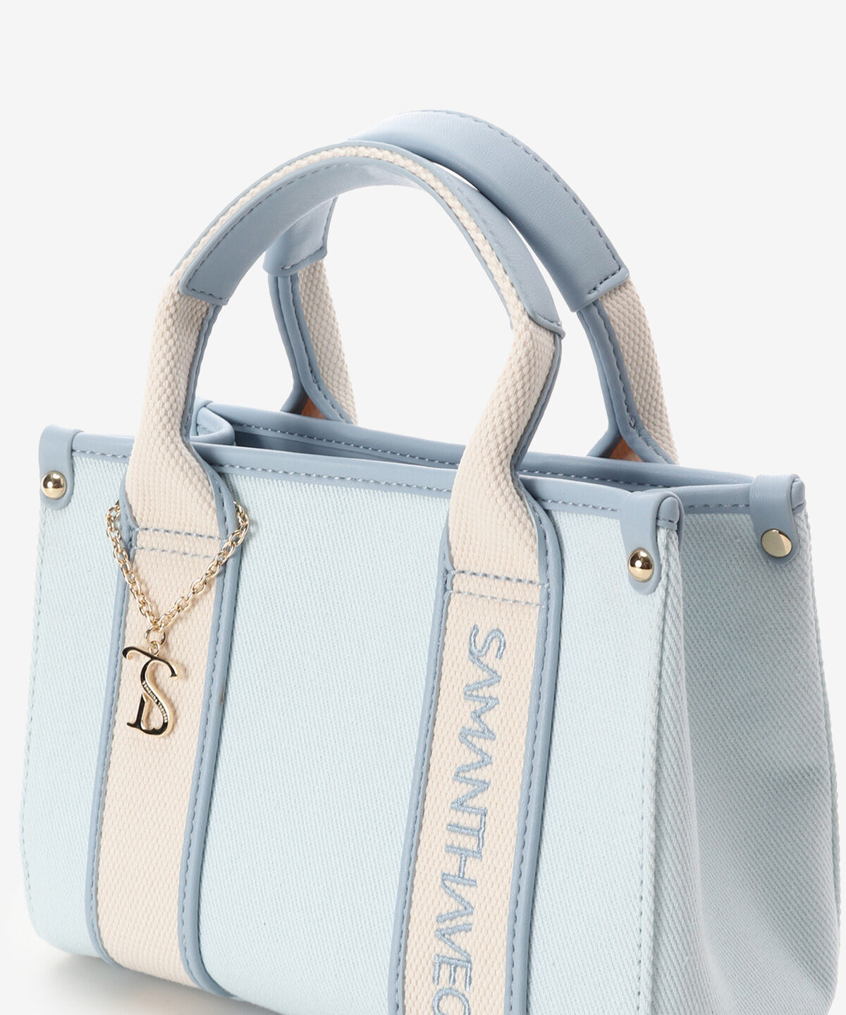 Samantha Vega「ロゴテープキャンバスショルダーバッグ（ミニ）」|ショルダー・メッセンジャー|