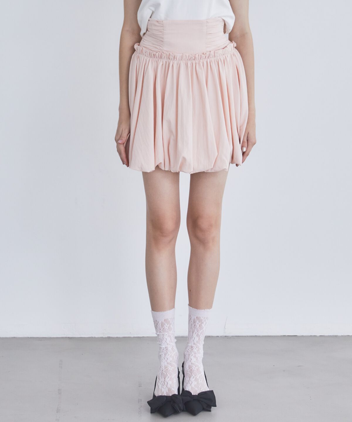 REDYAZEL「バルーンミニスカート」|フレア|