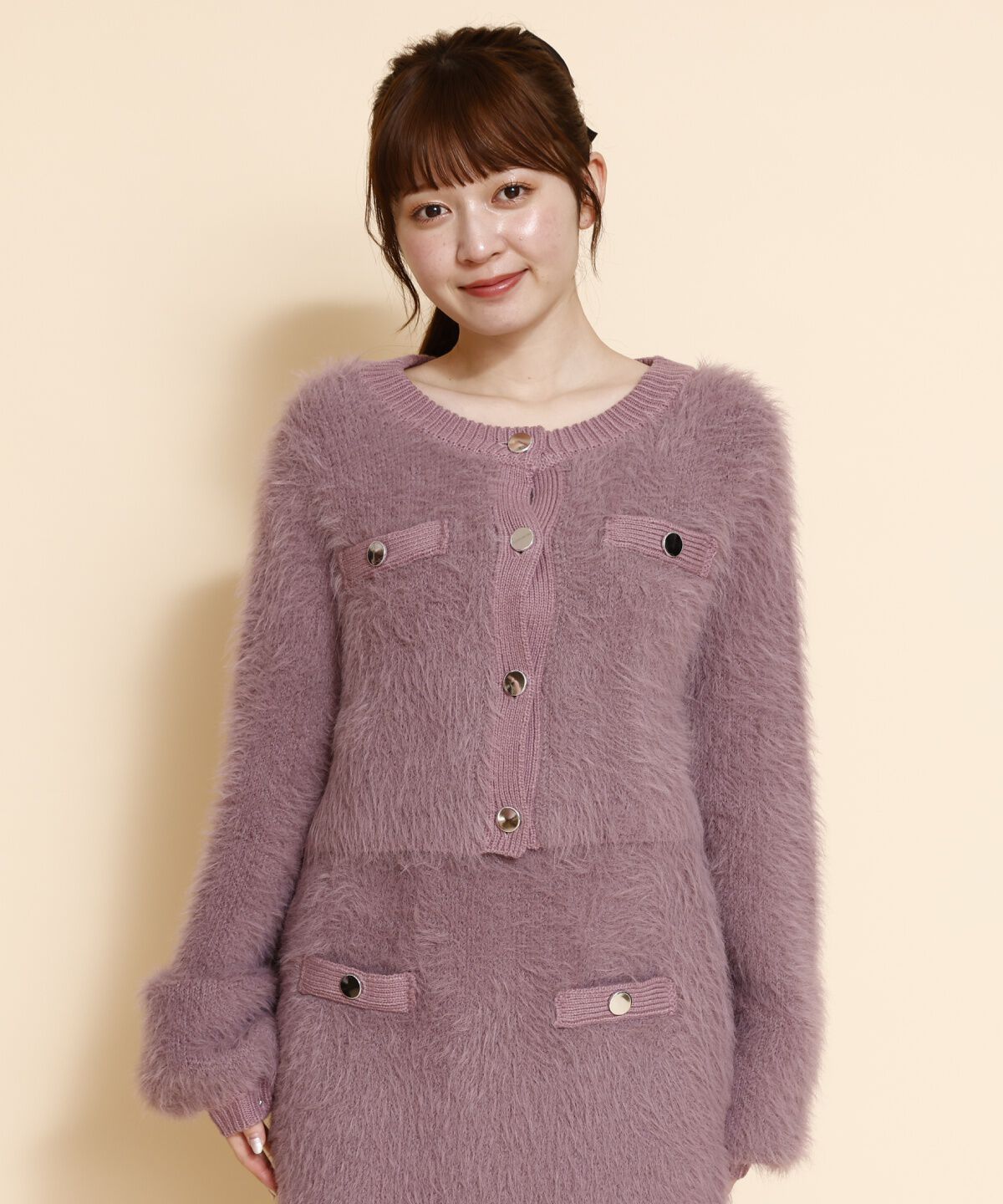 REDYAZEL「シャギーカーディガン」|カーディガン|