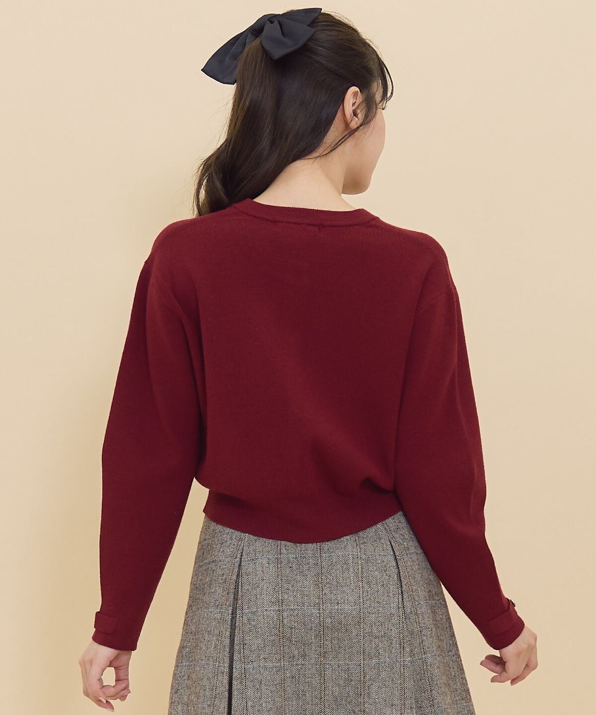 REDYAZEL「ゴールドボタンニットカーディガン」|カーディガン|