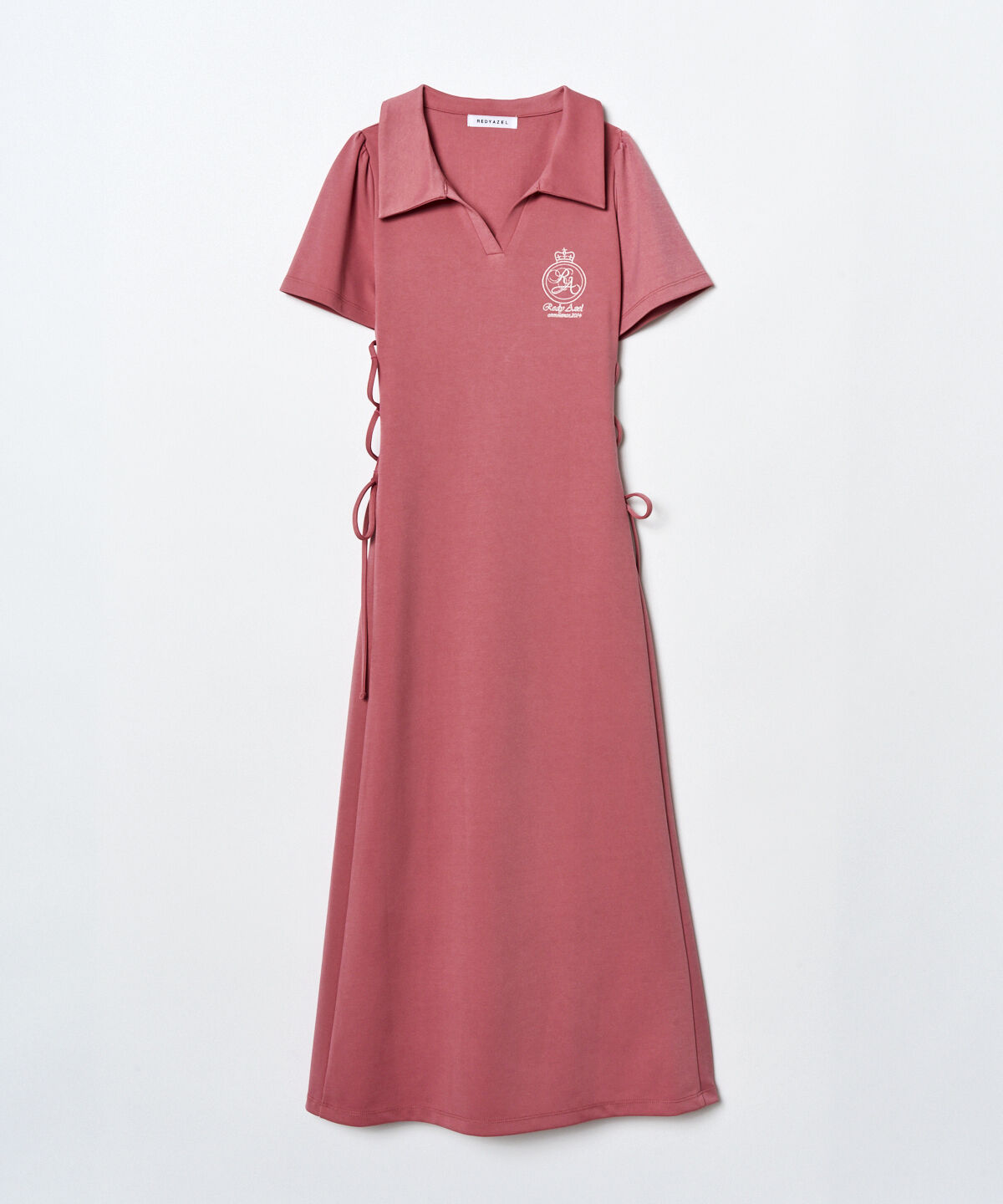 REDYAZEL「エンブレムサイドレースアップロングワンピース」|ワンピース|