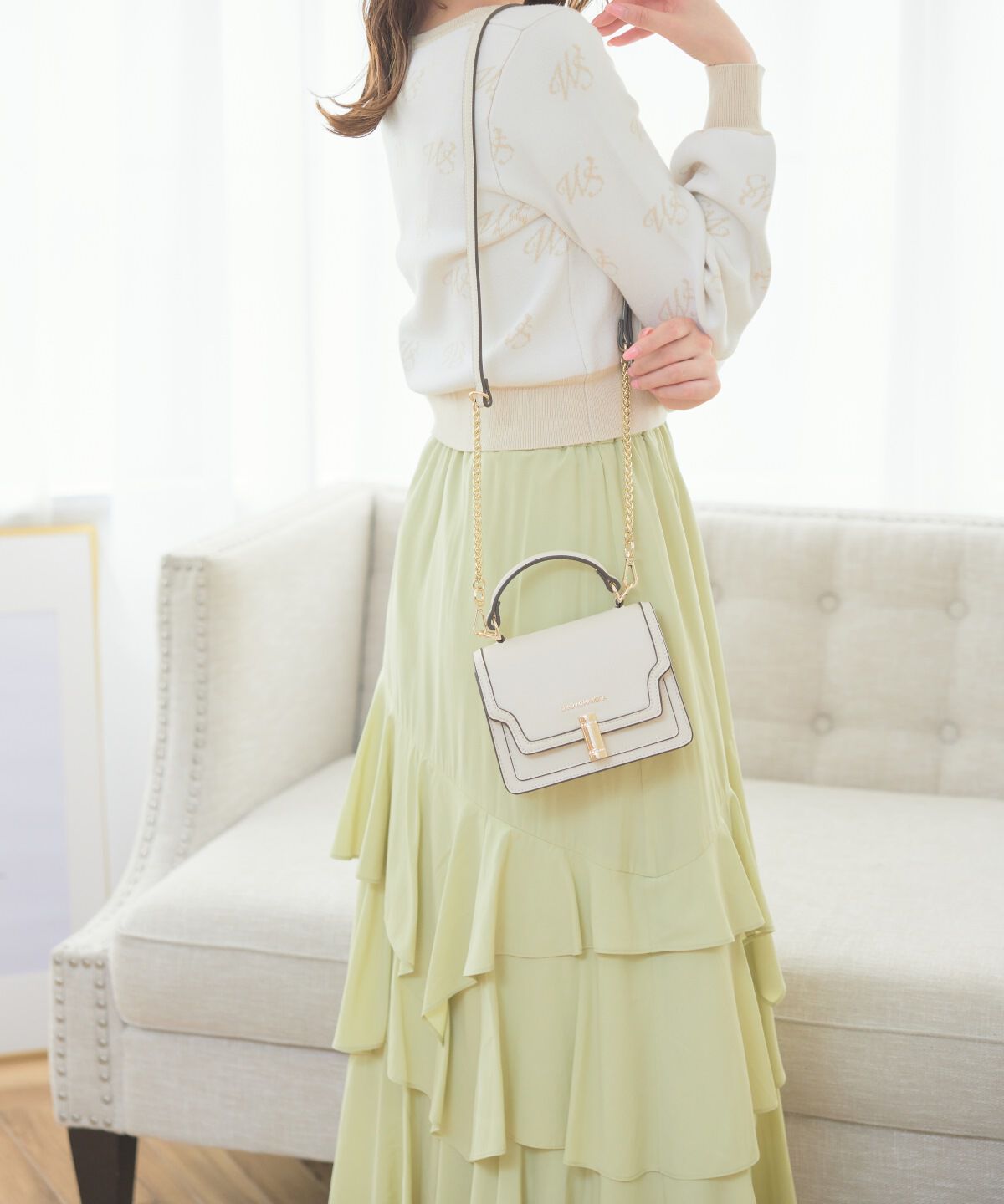 WILLSELECTION「ティアードロングスカート」|スカート|