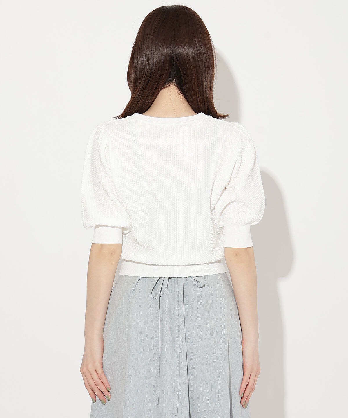 WILLSELECTION「リボンラメニットプルオーバー」|ニット・セーター|