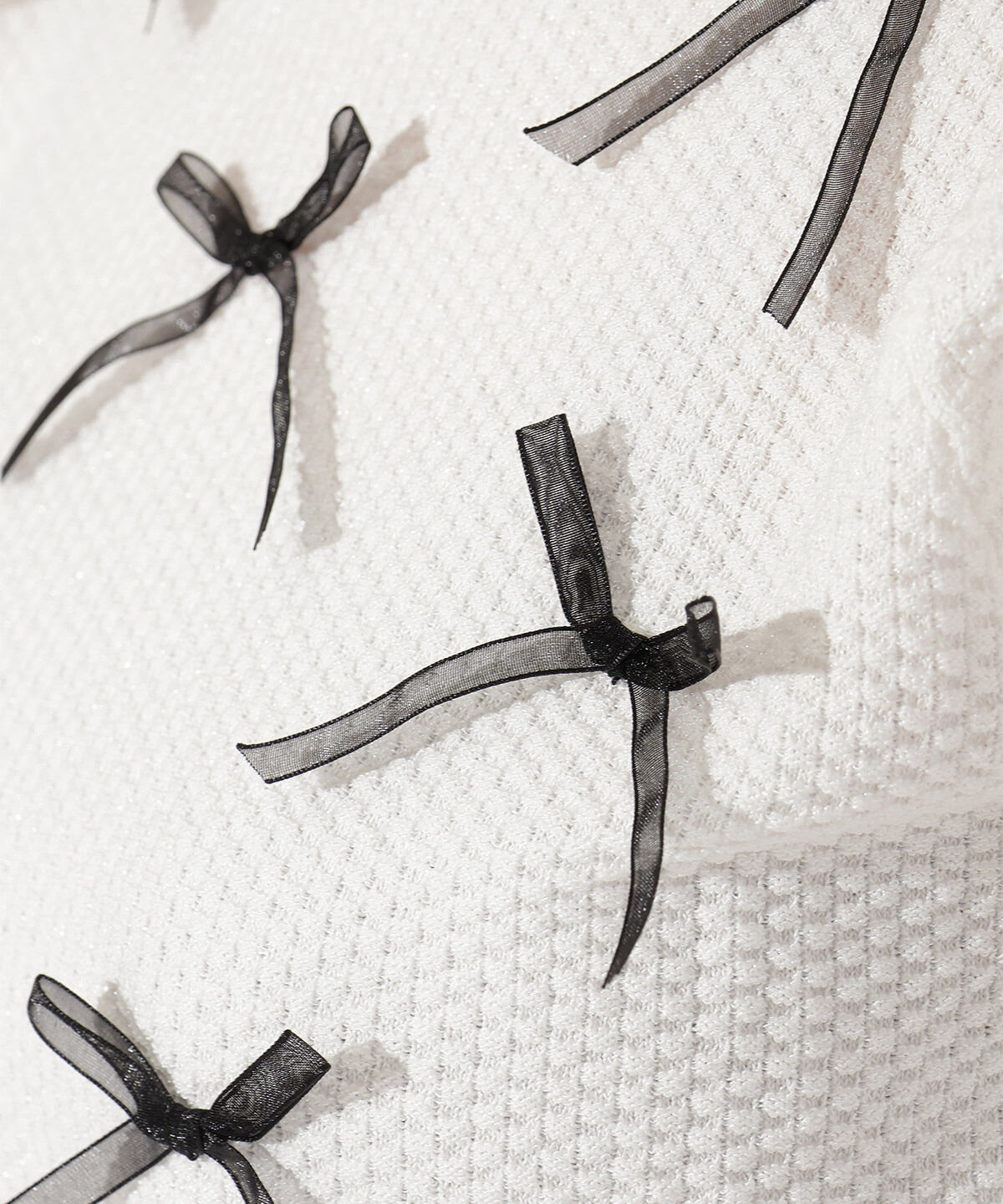 WILLSELECTION「リボンラメニットプルオーバー」|ニット・セーター|