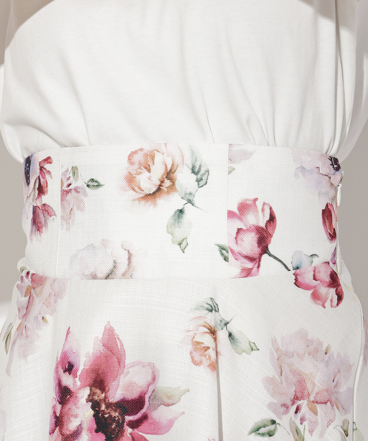 WILLSELECTION「ビックフラワーサーキュラースカート」|フレア|