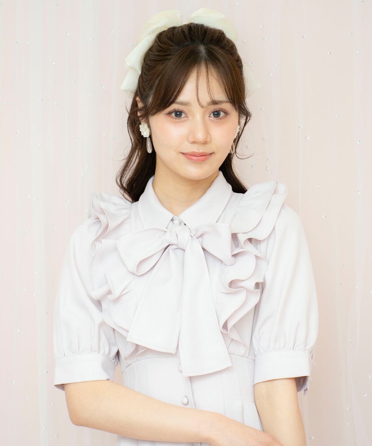 WILLSELECTION「ラッフルリボンタイシャツワンピース」|ワンピース|