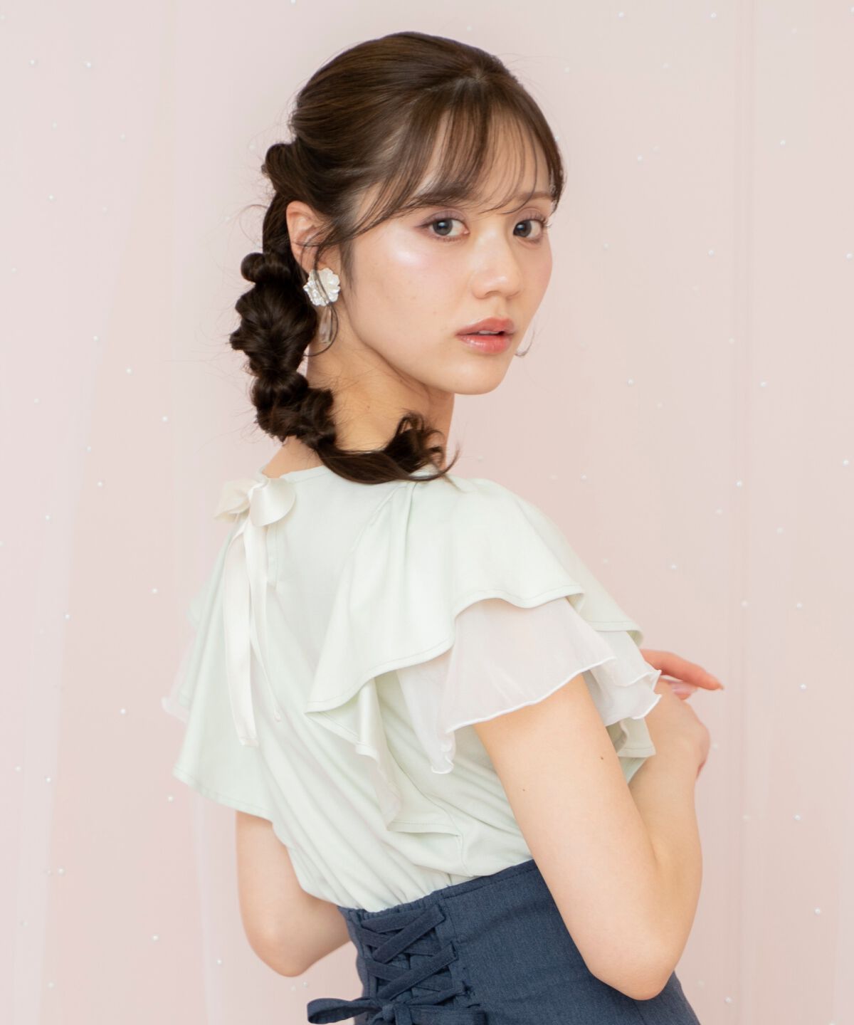 WILLSELECTION「フレアスリーブTシャツ」|Tシャツ・カットソー|