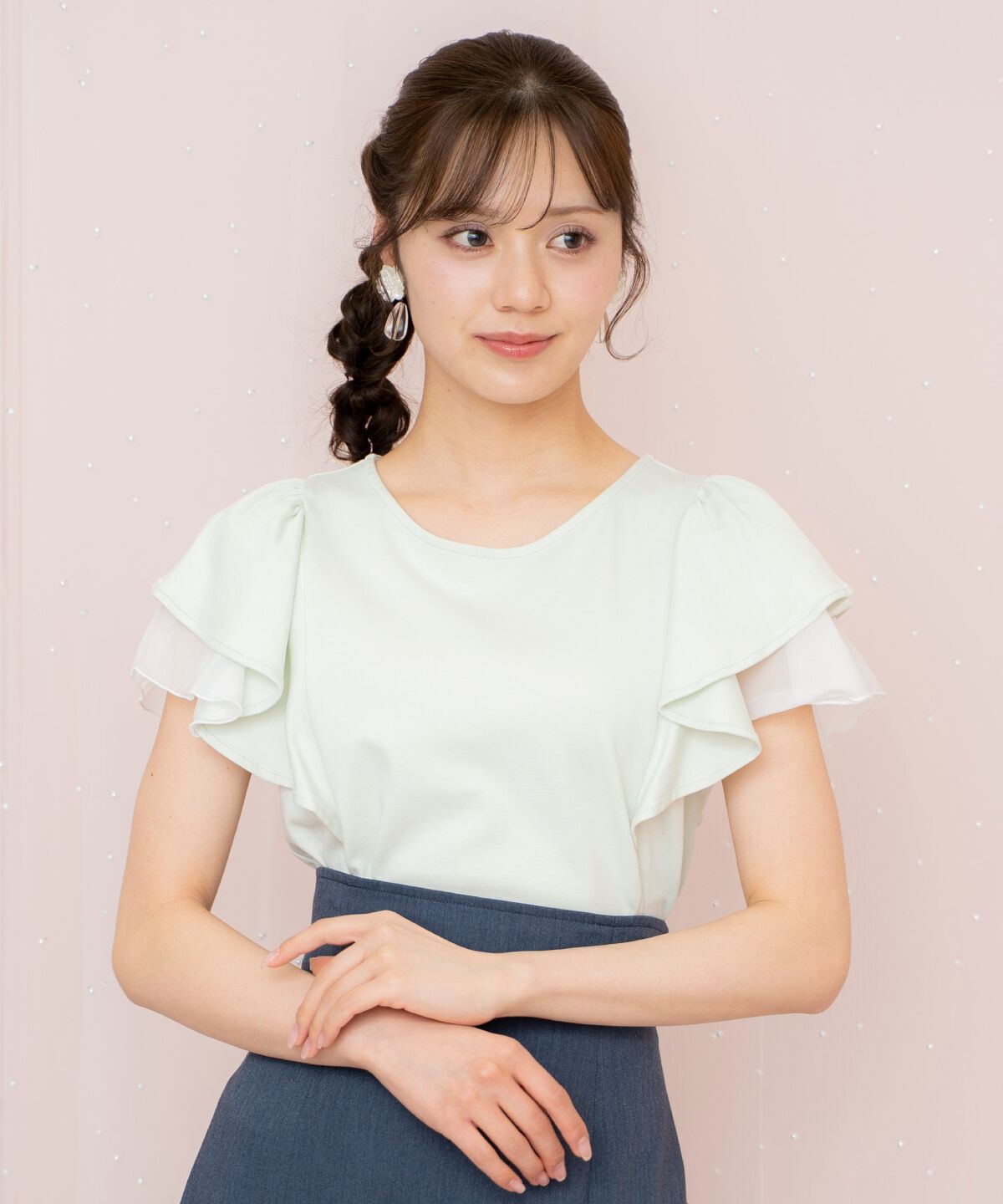 WILLSELECTION「フレアスリーブTシャツ」|Tシャツ・カットソー|