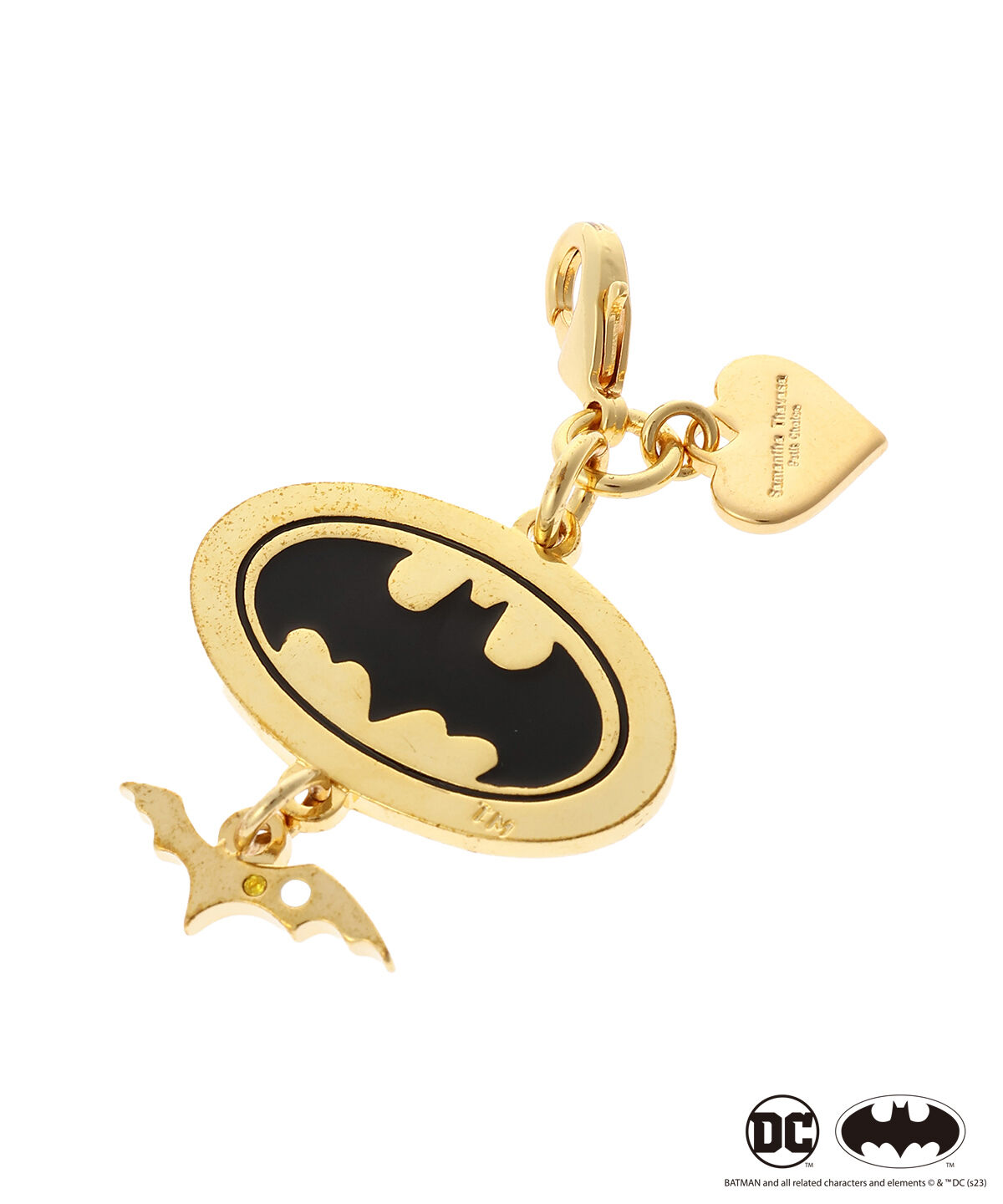 Samantha Thavasa Petit Choice「「バットマン」コレクション ファスナーチャーム」|チャーム・キーホルダー|ゴールド