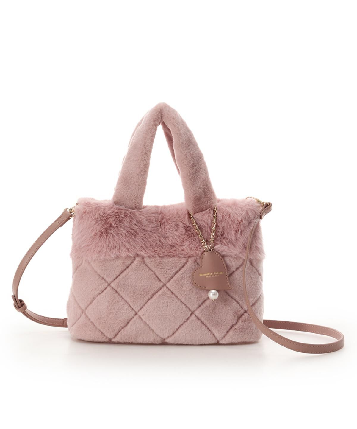 Samantha Thavasa Petit Choice「キルティングファーバッグ」|ショルダー・メッセンジャー|
