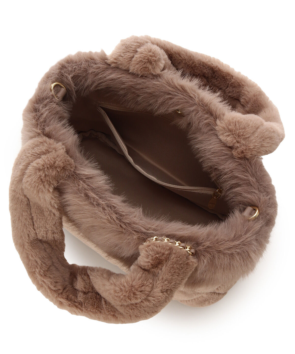 Samantha Thavasa Petit Choice「キルティングファーバッグ」|ショルダー・メッセンジャー|