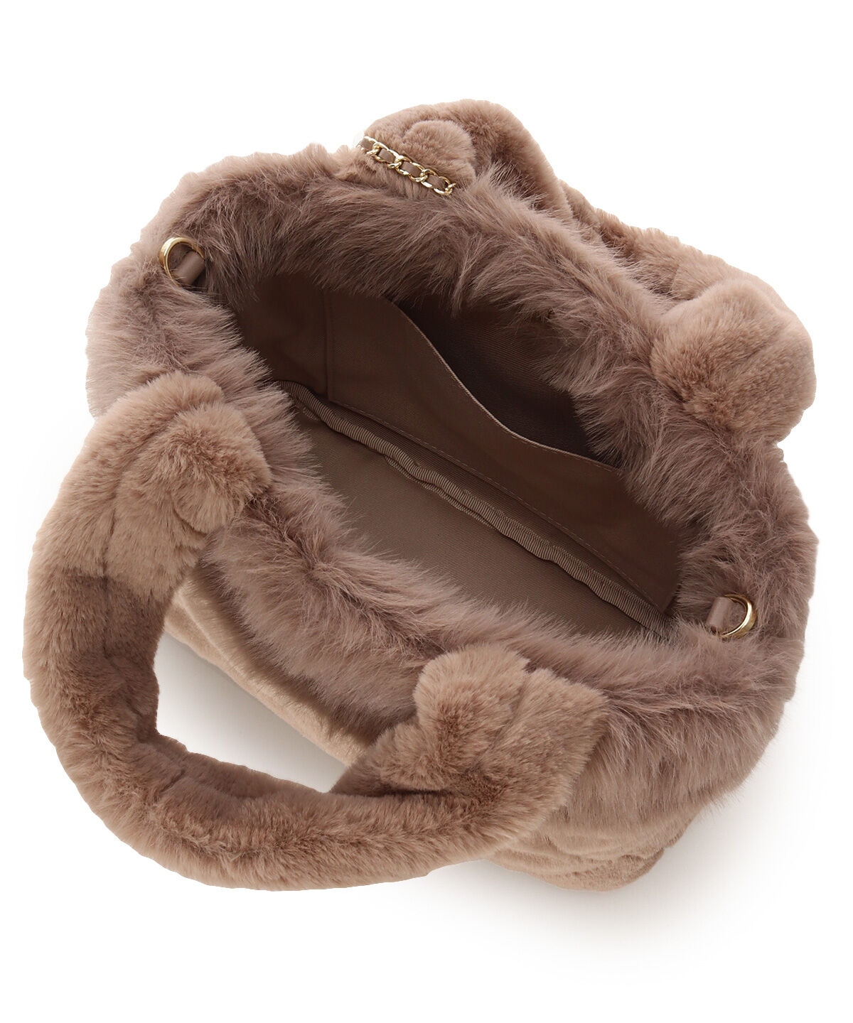 Samantha Thavasa Petit Choice「キルティングファーバッグ」|ショルダー・メッセンジャー|