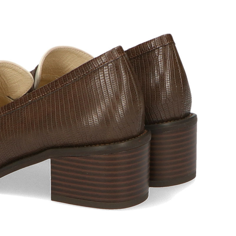 ORiental TRaffic「型押しバイカラーローファー/31118」|パンプス|