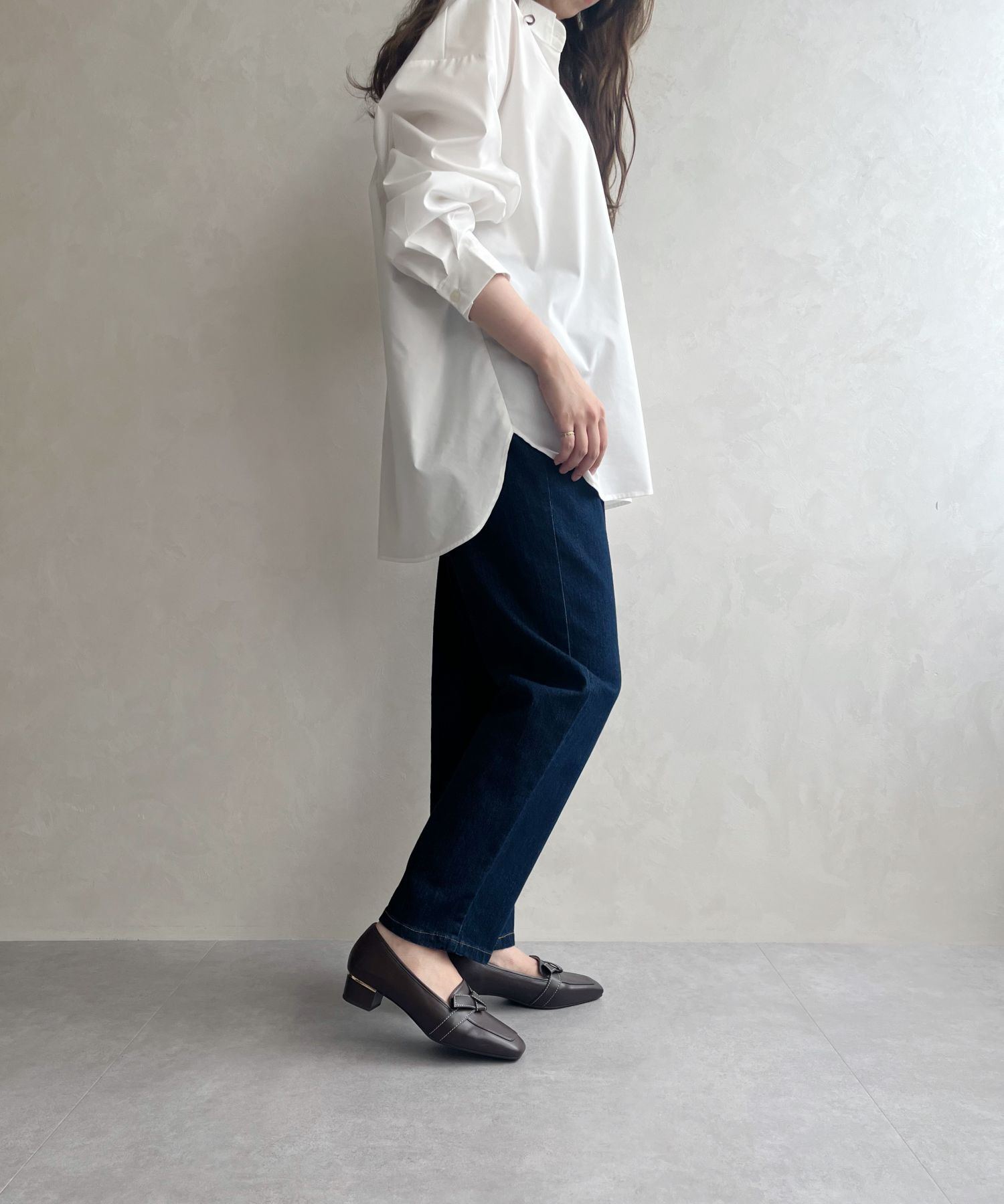 ORiental TRaffic「【WEB限定】●2025秋冬新作●リボンデザイン 甲深パンプス /55301 ヒール3.5ｃｍ ヒールローファー」|パンプス|