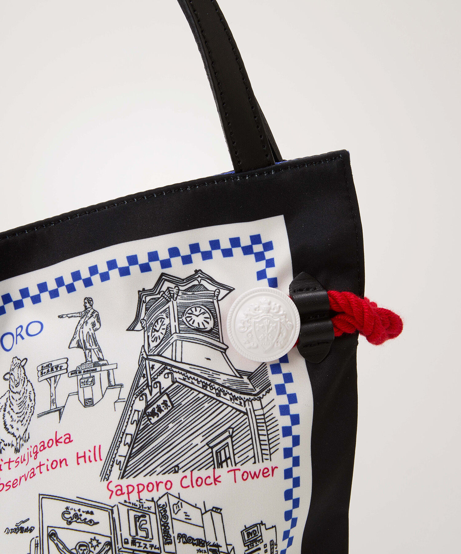 TOPKAPI TREASURE「【TREASURE TOPKAPI】マイルドサテン スカーフ柄 トートバッグ スーベニアプリント」|トートバッグ|