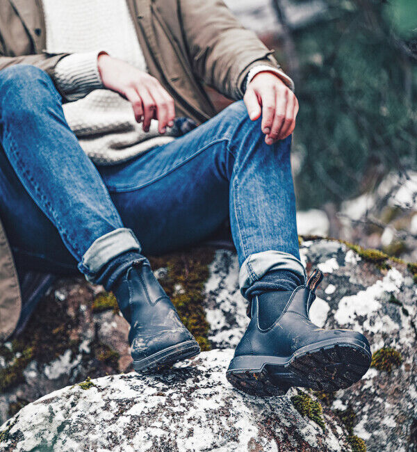 Blundstone「【ブランドストーン】オリジナルス/ブラック ナチュラルレザー/ブーツ メンズ レディース」|ショートブーツ|