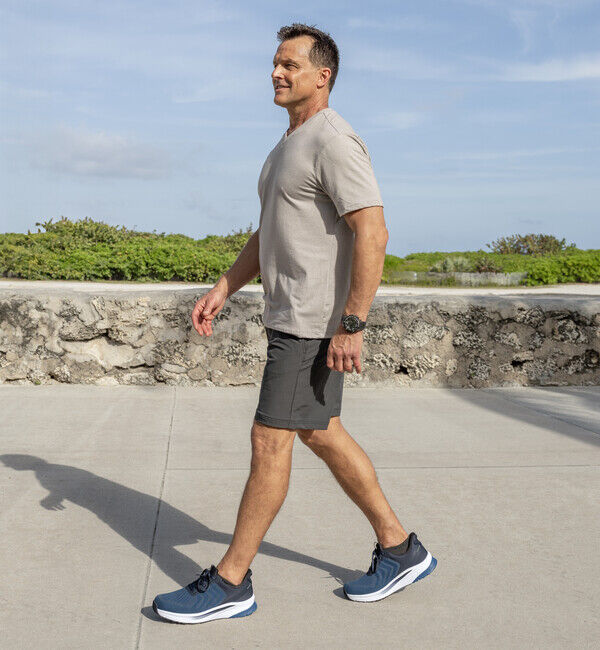 Orthofeet「【オーソフィート】ティロス ミディアム/ブルー テキスタイル/シューズ メンズ/Orthofeet」|スニーカー|