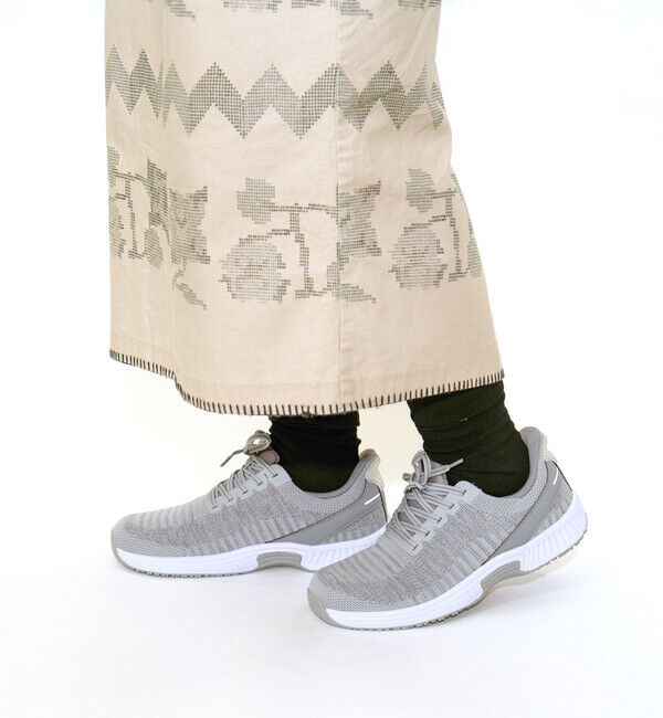 Orthofeet「【オーソフィート】キタ ミディアム/グレー テキスタイル/シューズ レディース/Orthofeet」|スニーカー|