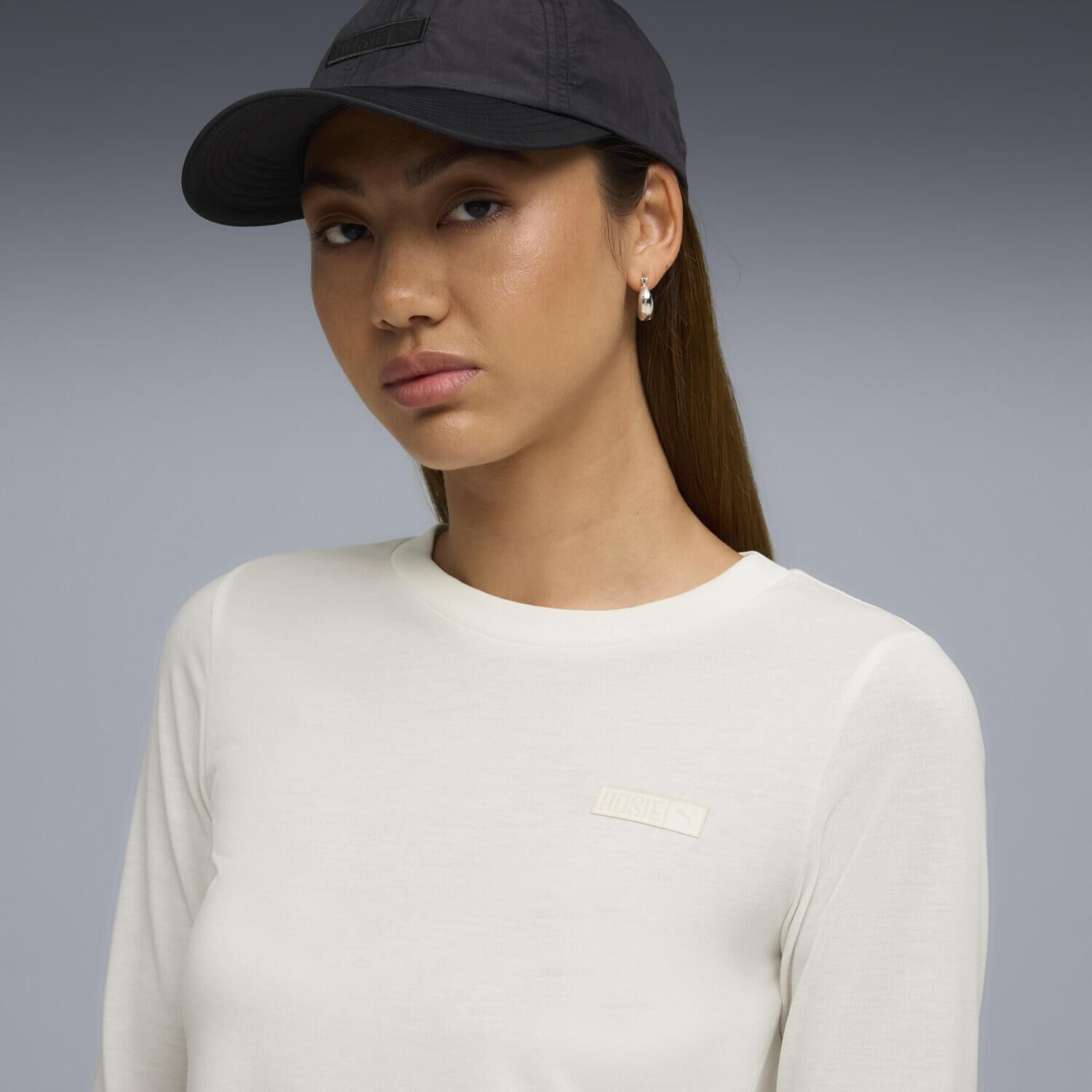 PUMA「【PUMA ｳｪｱ】W ROSE SLIM LONGSLEEVE TE」|Tシャツ・カットソー|