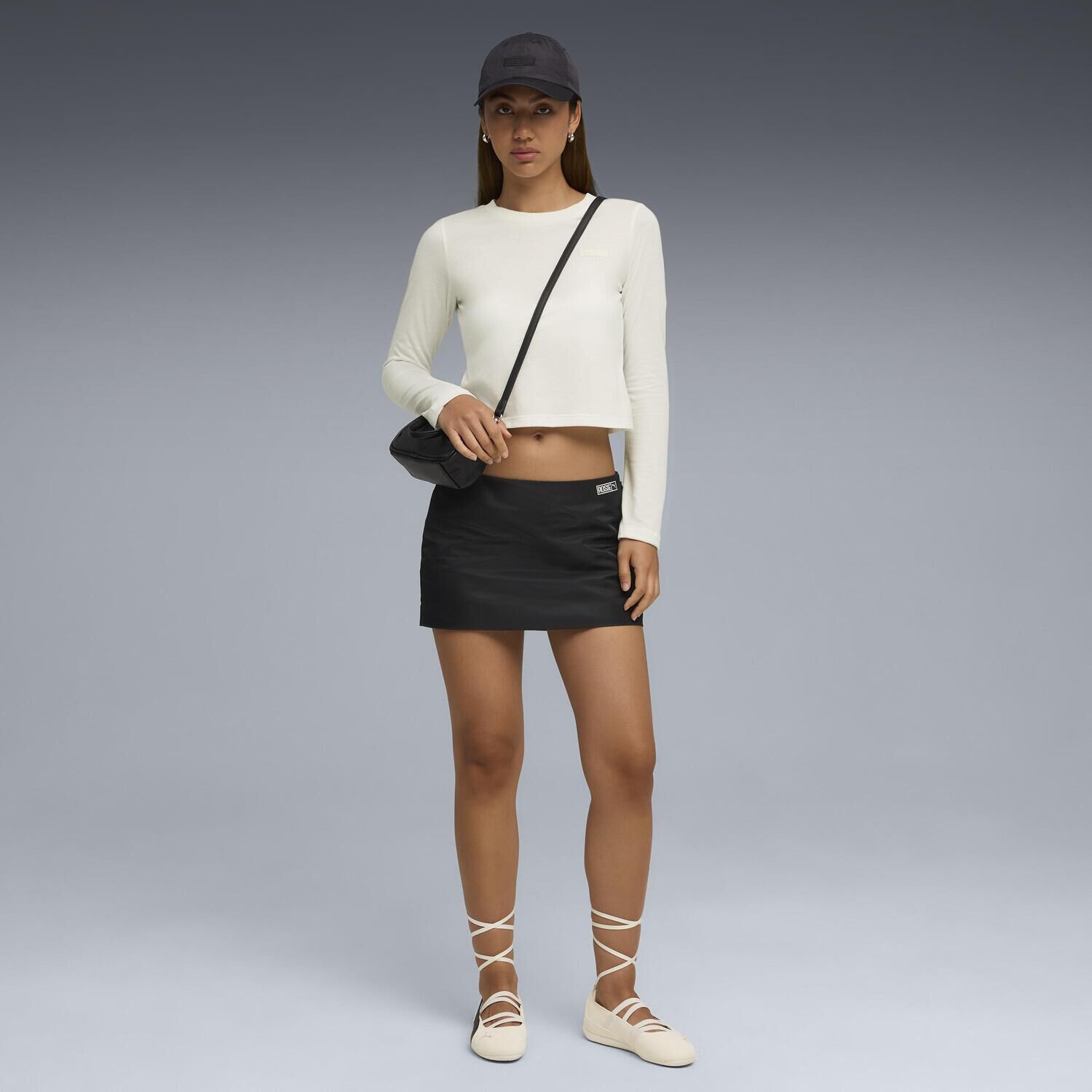 PUMA「【PUMA ｳｪｱ】W ROSE SLIM LONGSLEEVE TE」|Tシャツ・カットソー|