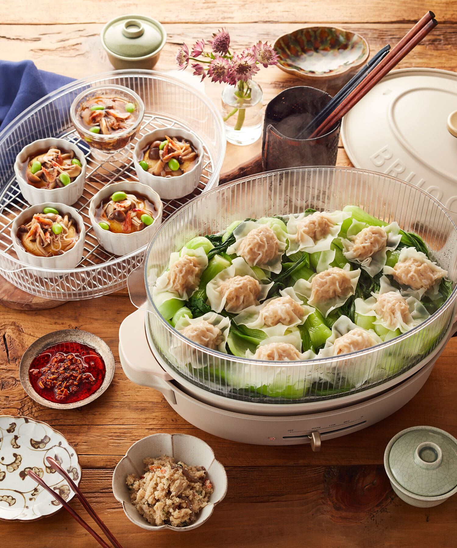 BRUNO「オーバルホットプレート用スチーマー」|食器・キッチングッズ|