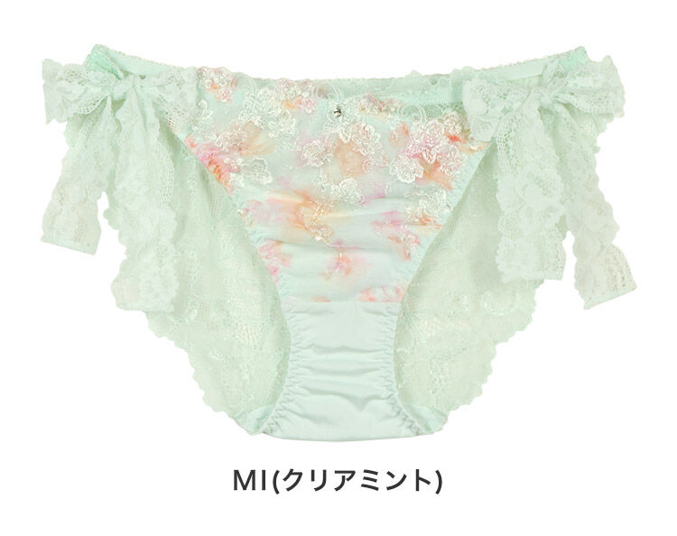 intesucre「アンテシュクレ  IBT379ペア サイドリボンショーツ M-L  ISD379」|インナー|MI