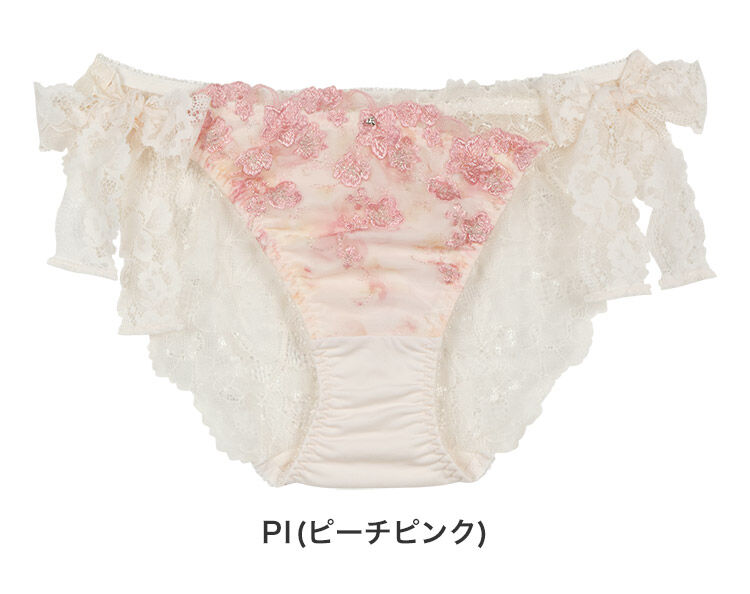 intesucre「アンテシュクレ  IBT379ペア サイドリボンショーツ M-L  ISD379」|インナー|PI