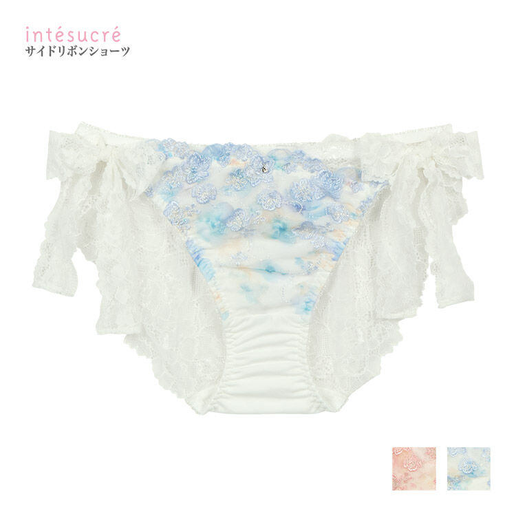 intesucre「アンテシュクレ  IBT379ペア サイドリボンショーツ M-L  ISD379」|インナー|