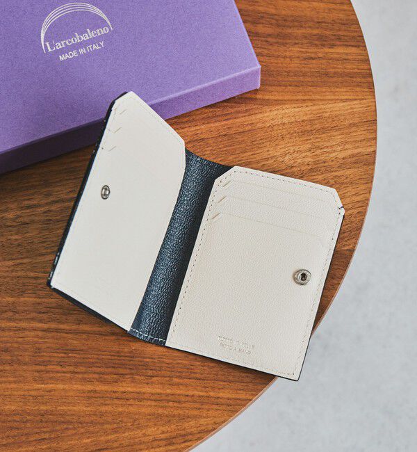 UNITED ARROWS「＜L'arcobaleno＞ スマートカード ウォレット」|財布|NAVY